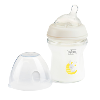 Бутылочка стеклянная 150 мл Natural Feeling Chicco 8058664153459 1